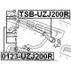 Тампон 4881560240 TSBUZJ200R Lexus Toyota задна стабилизираща щанга