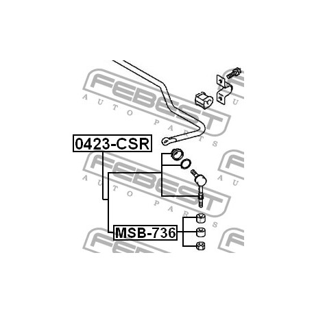 Ремонтен комплект MR476595 MSB736 Mitsubishi биалетка