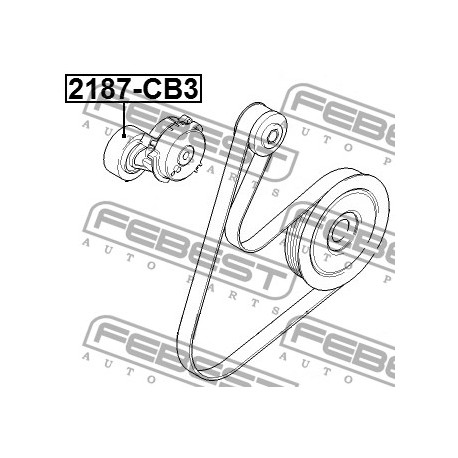 1318336 Citroen Peugeot Suzuki ролка обтяжна