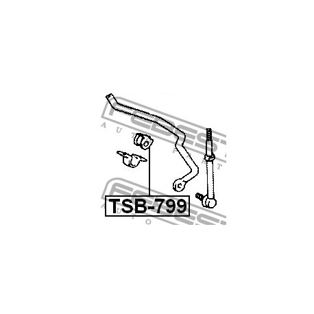 Тампон 4881514130 TSB799 Lexus Toyota задна стабилизираща щанга
