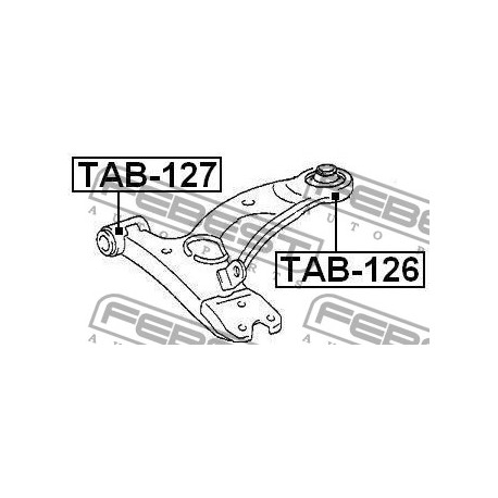 Тампон преден носач 4806842041 TAB127 Toyota Rav4