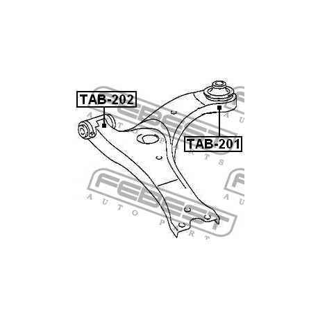 Тампон 4806805070 TAB202 Pontiac Toyota преден носач