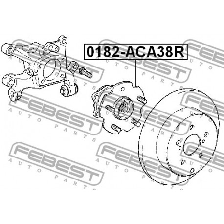 42450-42040 Lexus Toyota главина задна