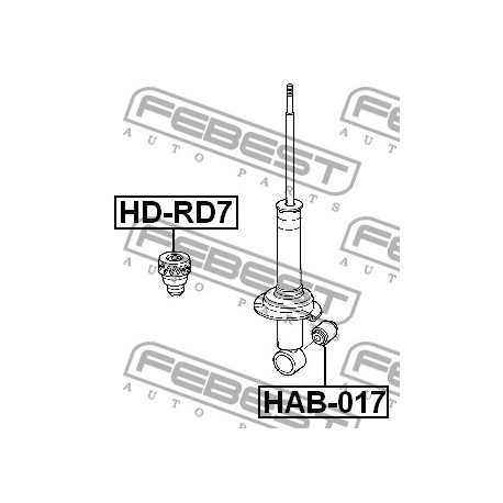 Тампон 52722S9A014 HDRD7 Honda CR-V заден амортисьор ударен