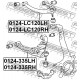 Десен горен носач 4861060050 0124LC120RH Lexus Toyota Land Cruiser 120
