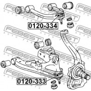 Горен шарнир 4863060010 0120334 Lexus Toyota