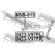 Tампон MR554271 MSB015 Mitsubishi Pajero предна стабилизираща щанга