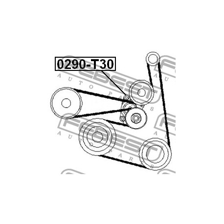 11955-6N20B Nissan ролка обтяжна