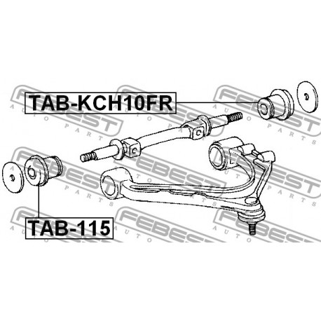 Тампон 4863226010 TAB115 Toyota преден горен носач