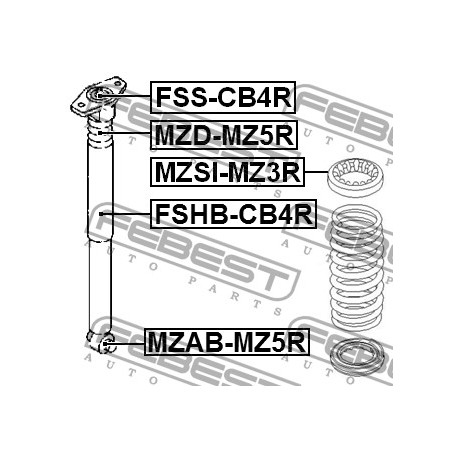 CC43-28-910 Mazda тампон амортисьор