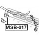 Тампон MR150093 MSB017 Mitsubishi предна стабилизираща щанга