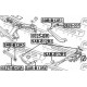 20250-AE010 Subaru носач заден напречен