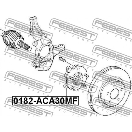 43550-42020 Toyota предна главина