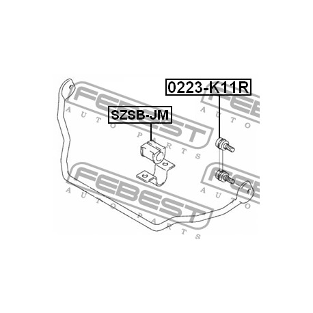 42412-82CA0 Suzuki тампон стабилизираща щанга