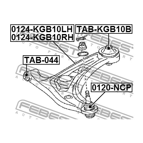 48068-0H010 Citroen Peugeot Toyota тампон носач