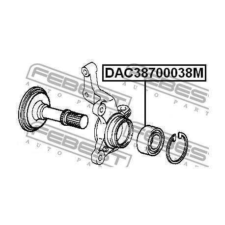 90043-63369 Daihatsu Toyota лагер за главина комплект