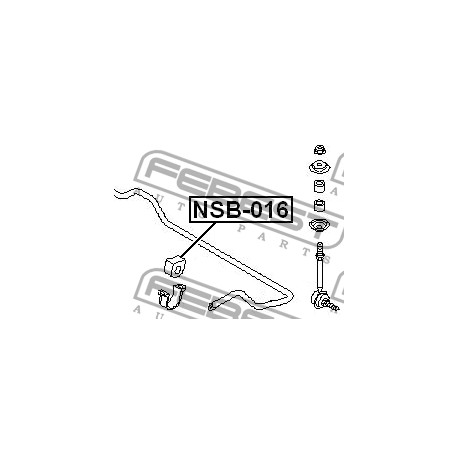 56243-93J00 Nissan тампон стабилизираща щанга