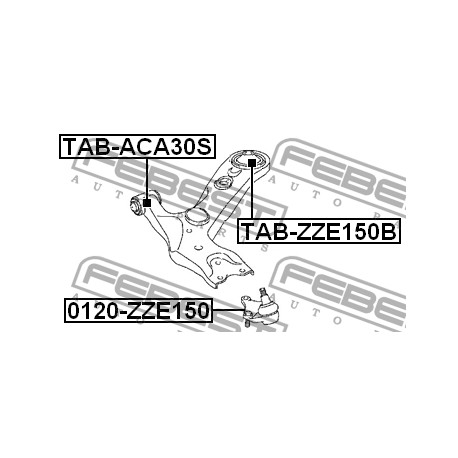 48068-12300 Lexus Toyota тампон носач