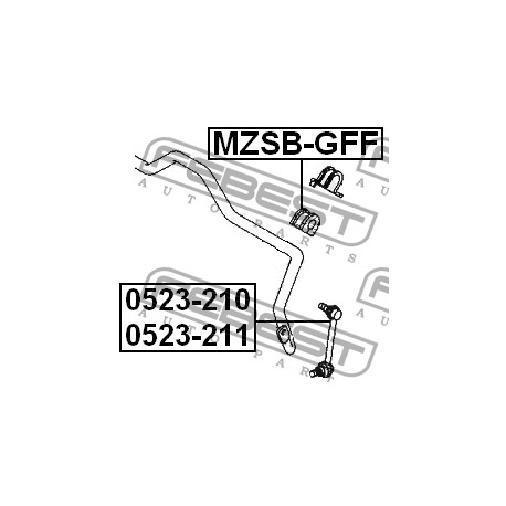 GE4T-34-156 Mazda тампон стабилизираща щанга