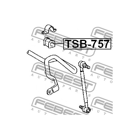 48815-13040 Toyota тампон стабилизираща щанга