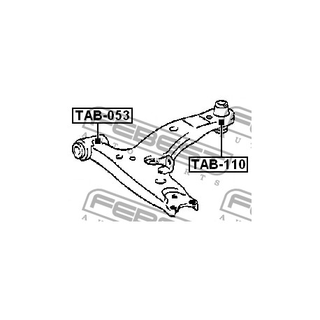 48068-12171 Toyota тампон носач