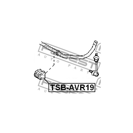 48818-05070 Toyota тампон стабилизираща щанга Ф19