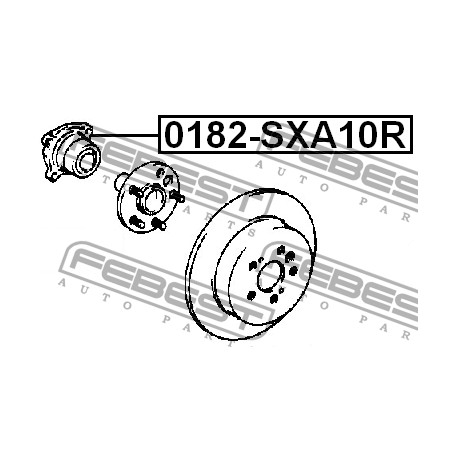 42409-42010 Toyota главина задна