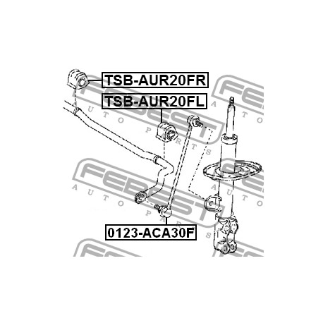 48815-28200 Toyota тампон стабилизираща щанга