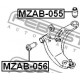 B25D-34-470 Mazda втулка преден носач малка