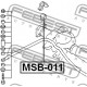 MR267684 Mitsubishi тампон стабилизираща щанга Ф23