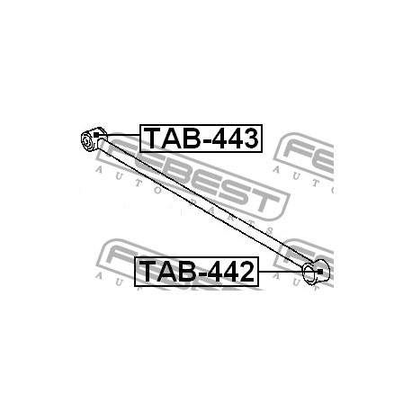 48740-16080 Toyota тампон надлъжен носач