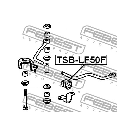 48815-30100 Toyota тампон стабилизираща щанга