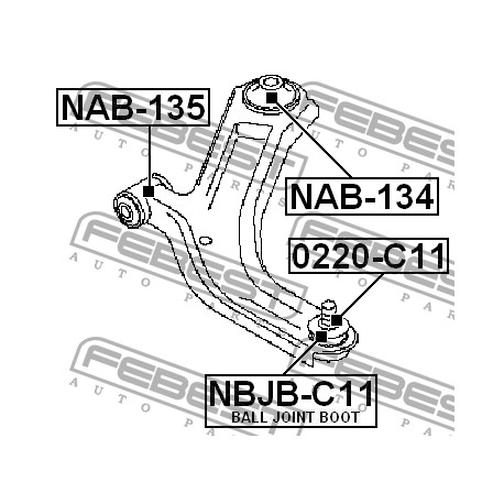 54501-EL000 Nissan Renault шарнир