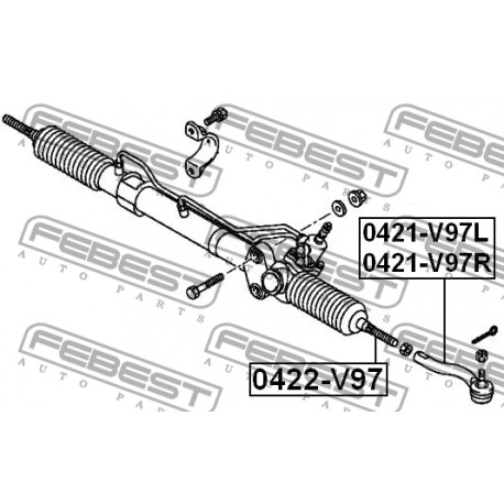 4422A036 Mitsubishi накрайник вътрешен